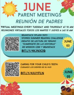 June Virtual District Parent Meetings